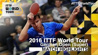 [동영상] 보르 VS DA 삼소노프 2016 년 독일 오픈 준준결승