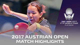 [동영상] GU Yuting VS 왕 曼昱 2017시 마스터 2017 플래티넘 오스트리아 오픈 결승
