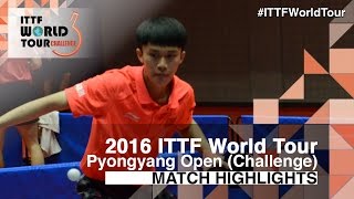 [동영상] XU Yingbin VS ZHAO Zhaoyan 2016 년 평양 오픈 준결승