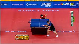 [동영상] 馬龍 VS 陳建安 2016 년 한국 오픈 준결승