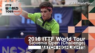 [동영상] 제럴드 VS 알렉산더 로비노 2016 년 슬로베니아 오픈 결승