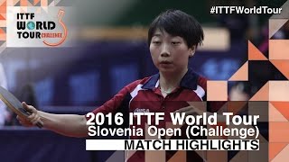 [동영상] 김 쿈 - 아 VS WU Yue 2016 년 슬로베니아 오픈