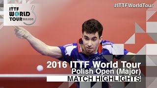 [동영상] 플로르 VS VILCHEZ Miguel 2016 년 폴란드 오픈