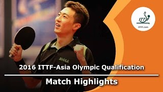 [동영상] 李平 VS AL-ABBAD Abdulaziz 2016 년 ITTF 아시아 올림픽 예선 토너먼트 결승