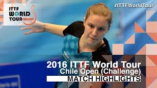 [동영상] MORET Rachel VS LORENZOTTI Maria 2016 년 칠레 오픈 결승