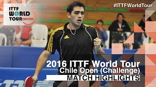 [동영상] ALTO Gaston VS RODRIGUEZ Alejandro 2016 년 칠레 오픈 준준결승
