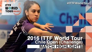 [동영상] LOW Katherine VS MOLERO Candela 2016 년 칠레 오픈