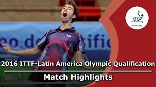 【동영상】 MADRID Marcos VS TSUBOI Gustavo 2016 년 ITTF - 라틴 아메리카의 올림픽 예선 토너먼트 준결승