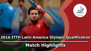 [동영상] PEREIRA Andy VS GOMEZ Gustavo 2016 년 ITTF - 라틴 아메리카의 올림픽 예선 토너먼트 준결승