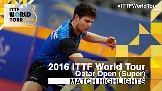 [동영상] 馬龍 VS 드미트리 오후챠로후 2016 년 카타르 오픈 준결승