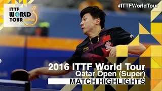 [동영상] 황 鎮廷 VS 馬龍 2016 년 카타르 오픈 준준결승