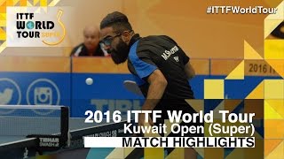 [동영상] NUYTINCK Cedric VS SHOUMAN Mohamed 2016 년 쿠웨이트 오픈 베스트 64