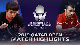 【동영상】WANG Chuqin VS PUCAR Tomislav 2019 ITTF 월드 투어 플래티넘 카타르 오픈 베스트64