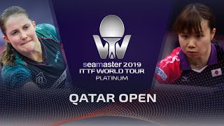 【동영상】자비네 빈터 VS MORIZONO Misaki 2019 ITTF 월드 투어 플래티넘 카타르 오픈 베스트128