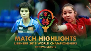 【동영상】NGUYEN Khoa Dieu Khanh VS HURSEY Anna 2019 세계 탁구 선수권 대회 
