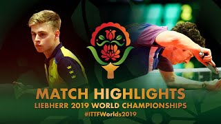 【동영상】MOREGARD Truls VS CAMERON Niall 2019 세계 탁구 선수권 대회 