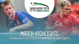 【동영상】DE NODREST Leo VS TEPIC Pero 2019 ITTF 도전 세르비아 오픈 