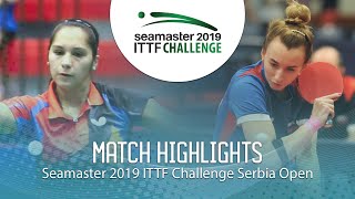 【동영상】MALANINA Maria VS MORALES Judith 2019 ITTF 도전 세르비아 오픈 베스트64