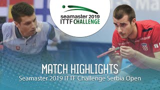 【동영상】ARTEMENKO Nikita VS PUCAR Tomislav 2019 ITTF 도전 세르비아 오픈 베스트64