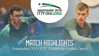 【동영상】DE NODREST Leo VS REMBERT Bastien 2019 ITTF 도전 세르비아 오픈 결승