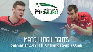 【동영상】PUCAR Tomislav VS KATSMAN Lev 2019 ITTF 도전 세르비아 오픈 베스트16