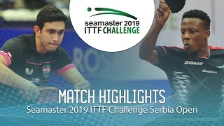 【동영상】AFANADOR Brian VS SALIFOU Abdel-Kader 2019 ITTF 도전 세르비아 오픈 준결승