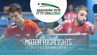 【동영상】TIAN Ye VS CIPIN Filip 2019 ITTF 도전 슬로베니아 열기 