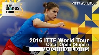 [동영상] 리우 시문 VS 뻬토릿사 · 조루야 2016 년 카타르 오픈 준준결승