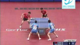 [동영상] 陳杞 · 왕 하오 VS 馬龍 · 許昕 HIS 2009 년 세계 탁구 선수권 대회 결승