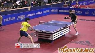 [동영상] 장지 커 VS 우에다 히토시 2010 년 독일 오픈 - ITTF 프로 투어 강전