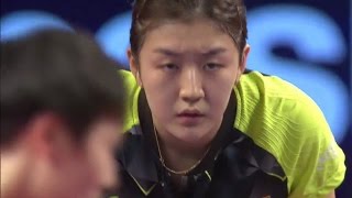 [동영상] 陳夢 VS WANG Manyu 2017 씨마 2017 년 플래티넘, 카타르 오픈 결승