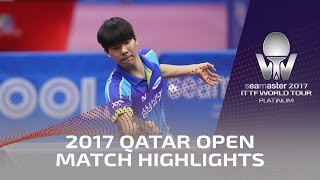 [동영상] M 칼슨 VS KIM Minhyeok 2017 씨마 2017 년 플래티넘, 카타르 오픈
