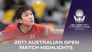 [동영상] 장훈 토모카즈 VS LIM Jonghoon 2017시 마스터 2017 플래티넘, 호주 오픈 32 강